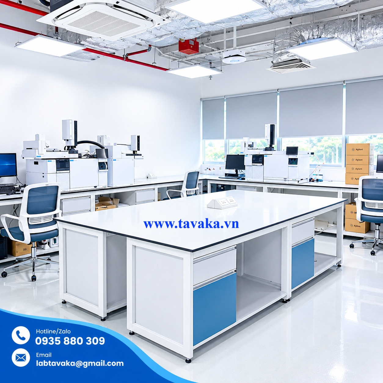 Bàn thí nghiệm học sinh Tavaka