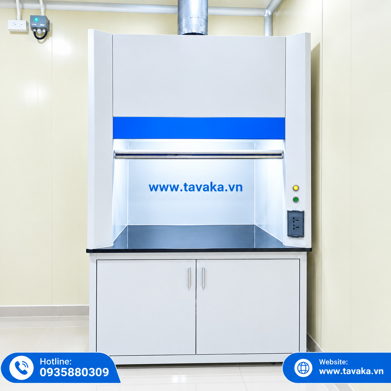 Tủ hút khí độc có đường ống Tavaka