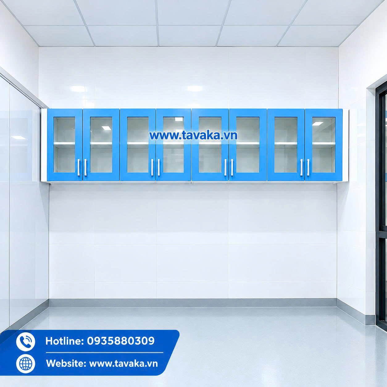 Kệ treo tường phòng thí nghiệm Tavaka