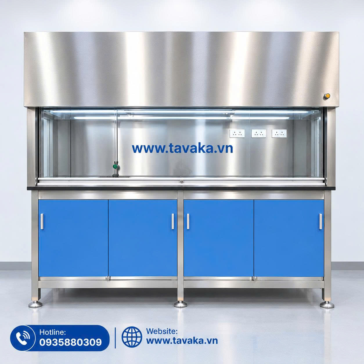 Tủ hút khí độc inox Tavaka
